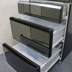 パナソニック 6ドア冷凍冷蔵庫 551L 自動製氷 NR-F552XPV-X オニキス 