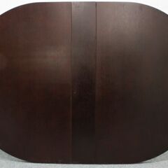 IDC大塚 秋田木工 バタフライテーブル ナラ材 ウォールナット色 オーバル ダイニングテーブル  曲木家具   中古家具 店頭引取歓迎 R4672)