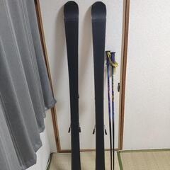 SALOMON　サロモン　X-WING 8　166cm　スキー板 ストック − 愛知県