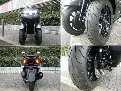 ★普通免許仕様トリシティ300 新古車級「走行19km」ワイドトレッド 車検5年10/19 ETC付★東京/大田区【下取OK】