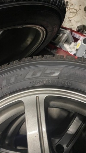 スタッドレス社外アルミセット215/55r17
