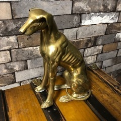 真鍮のイヌ　