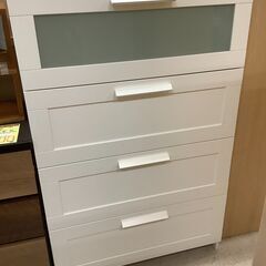 IKEA/イケア 4段チェスト ホワイト【ユーズドユーズ名古屋天...