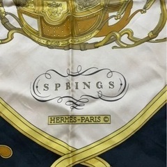 定番HERMESスカーフカレ 90 《精巧な馬車》