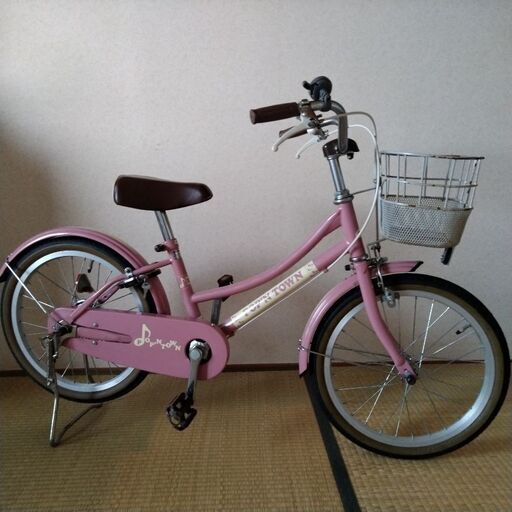 【女の子】18インチ　自転車　ローズピンク♪