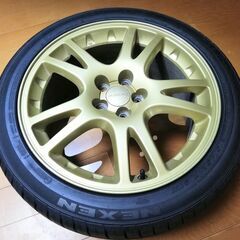 【バリ溝】インプレッサSTI GDB純正ホイール17インチ夏タイヤ４本セット！2018年製 215/45R17