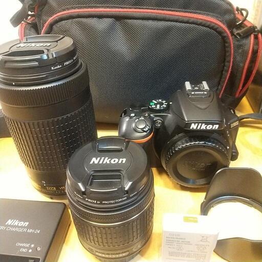 Nikon D5600ダブルズームキット【お得セット】 - カメラ