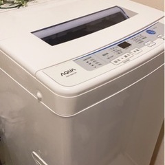 【受渡者決定済み】洗濯機 2017年　AQUA（アクア）6kg