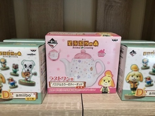 どうぶつの森 一番くじ ティーポット&amiiboセット - フィギュア