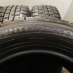 走行短め DUNLOP WINTER MAXX WM01 215/60R16 16インチ スタッドレス 4本 エスティマ オデッセイ ヴェゼル等　(VTP474) クレジットカード QRコード決済可能