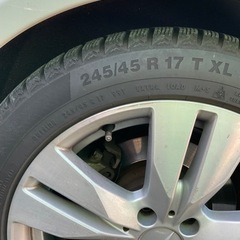 12／17まで出品　　245/45r17 スタッドレス(タイヤ4...