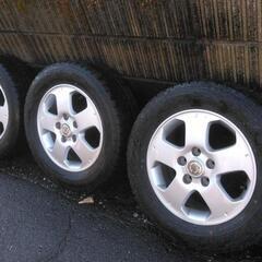 195/65R15 日産純正ホイール付き　DUNLOPスタッドレス　ウィンターマックス4本セット