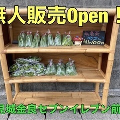 島インゲン豆　無人販売Openしました！農家直売　100円野菜