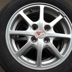 【ネット決済】中古 純正アルミ付きタイヤ155/65R14