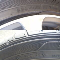 225/45R18アルミ・タイヤ４本セット