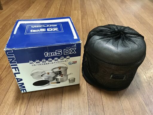 ユニフレーム　クッカーセット　fan5DX　キャンプ　バーベキュー　アウトドア