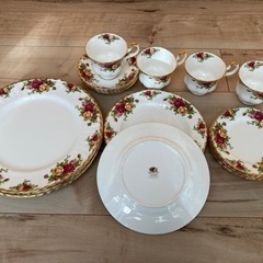 ロイヤルアルバート オールドカントリーローズ セット 美品！最終価格！　お手数ですが、プロフィールをご確認ください。