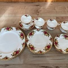 ロイヤルアルバート オールドカントリーローズ セット 美品！最終価格！　お手数ですが、プロフィールをご確認ください。