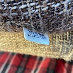 札幌 宮田産業 CAPA 2人掛けソファ メトロポリターノ ♯4 タモ材 旭川家具 キャパ 中古 