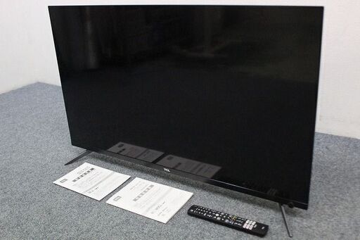 TCL スマートテレビ  43インチ 直下型LEDバックライトタイプ 43P815B 43インチ 2020年製 TCL  中古家電 店頭引取歓迎 R4727)