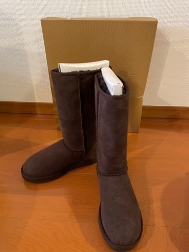 UGG★アグ クラシックトール シープスキンブーツ アグ ブラウン 茶 新品 ロングブーツ