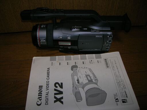(ジャンク)Canon キャノン　3CCD MiniDV　ビデオカメラ XV2 巻き戻し、録画・再生不良　部品取り