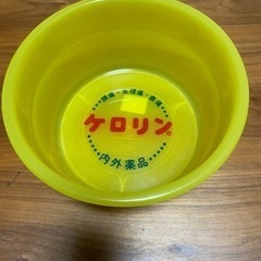 懐かしいケロリンの桶