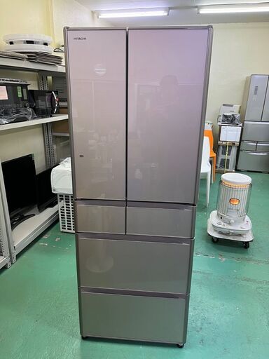 日立冷蔵庫 タッチパネル ガラスドア ５６５L 自動製氷機 | ibnuumar 