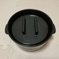 かもしか道具店 ごはんの鍋 3合 黒 【炊飯 土鍋】
