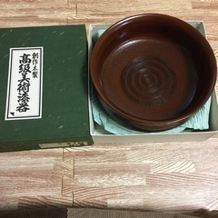木製　高級菓子鉢　