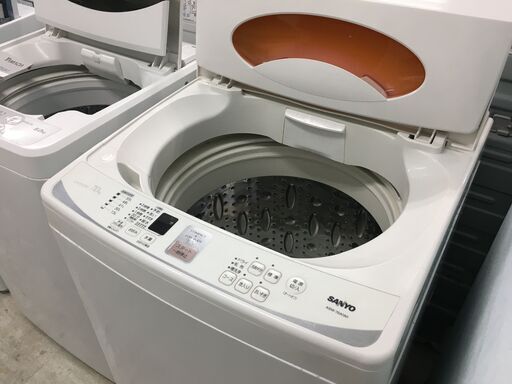 洗濯機の分解クリーニング行っています！配送設置込み！サンヨー7.0K洗濯機　2010年製　分解クリーニング済み！