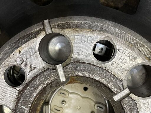 audi TT クーペ 純正ホイール 19インチ 4本 9J5HPCD112+52 鍛造　(VHJ217) クレジットカード QRコード決済可能