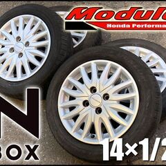 札幌◆ホンダ N BOX WGN 純正 Modulo アルミ 1...