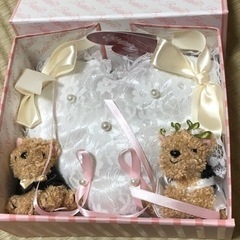 値下げ！美品　リングピロー　箱付き