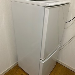 【ネット決済】SHARP/シャープ 2ドア冷蔵庫 137L SJ...