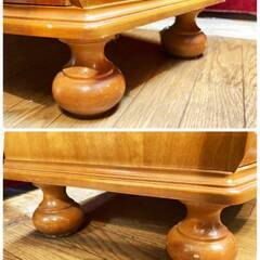 アンティーク 象嵌6段チェスト 木製 クラシカル ロココ調 (検索)ロイズ アンティークス★買取帝国 志木店