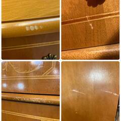 アンティーク 象嵌6段チェスト 木製 クラシカル ロココ調 (検索)ロイズ アンティークス★買取帝国 志木店