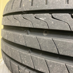 20インチアルミ　夏タイヤ走行100キロ未満バリ目