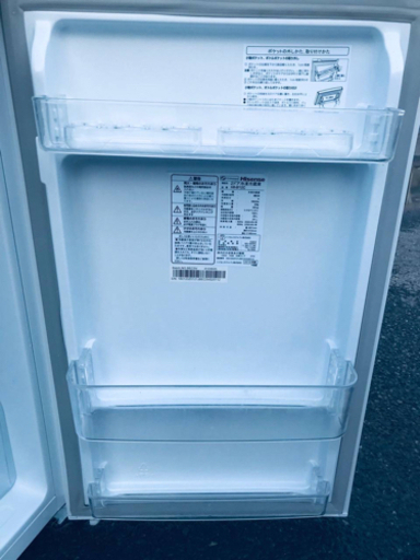 ✨2019年製✨744番 Hisense✨2ドア冷凍冷蔵庫✨HR-B12C‼️