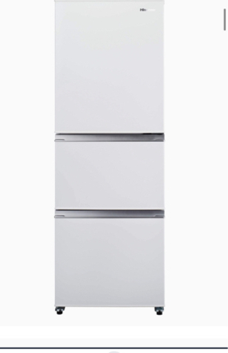 ハイセンス 冷蔵庫 幅55.4cm 282L ホワイト HR-D2801W 3ドア