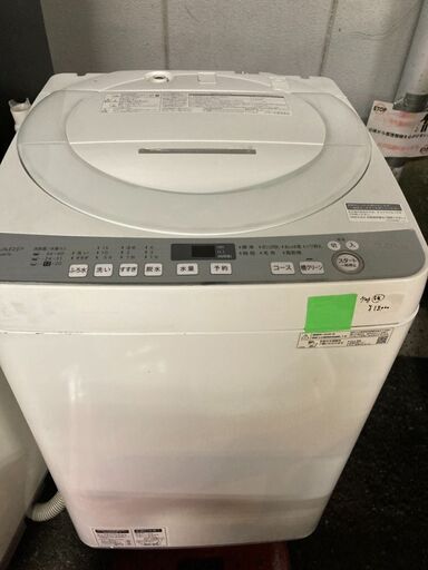 ☆ 激安！！￥18,000！！＜店長おすすめ！＞SHARP シャープ 7.0kg洗濯機 家電 2020年製 ES-GE70型 【BBL058】