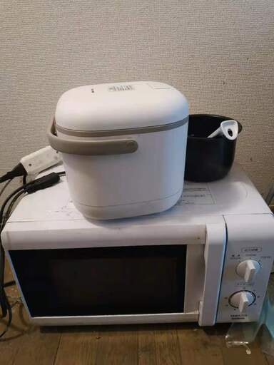 家電セット4点　dretec(ドリテック) 炊飯器 一人暮らし　86L冷蔵庫 　5.0kg洗濯機 電子レンジ