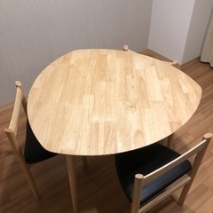 【ネット決済】オシャレなカフェ風　ダイニングテーブルセット