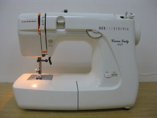 ジャノメ Crown Lady 1001 ミシン コンパクトミシン 家庭用ミシン