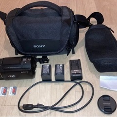 SONY FDR-AX45-B 64GB 4Kビデオカメラアクセ...
