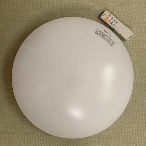 《取引中》【美品】Panasonic シーリングライト/LED照明器具/リモコン付/6畳用