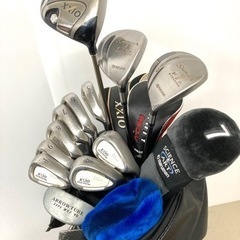 【SOLD OUT！】◆XXIO ゼクシオ 等◆ゴルフクラブ 全13本セット＋ パター2本 ＋ 純正キャディバッグ＋付属品多数付き