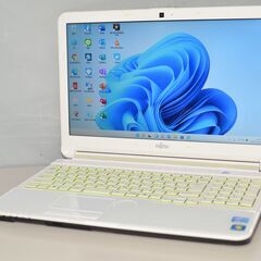最新Windows11+office2019 爆速SSD256GB 富士通 LIFEBOOK AH50/HN i5 
