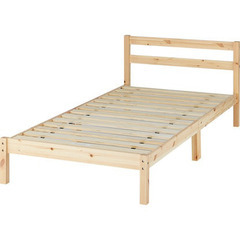 ニトリのシングルベッド木フレーム