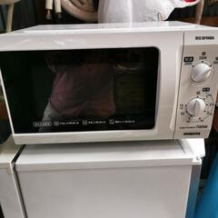 AQUA 2018年製 ノンフロン冷凍冷蔵庫 AQR-E13H(W) 2ドアタイプ 126L  アイリスオーヤマ 電子レンジ フラットタイプ 60Hz IMB-F182-6 2018年製高年式 